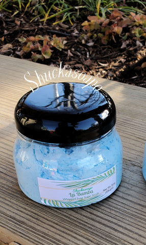 Labumba whipped soap sugar scrub