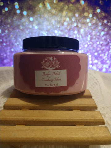 Cranberry Blast whipped soap sugar scrub